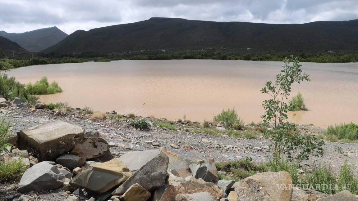 ‘Alberto’ eleva niveles de la presa Palo Blanco en Ramos Arizpe