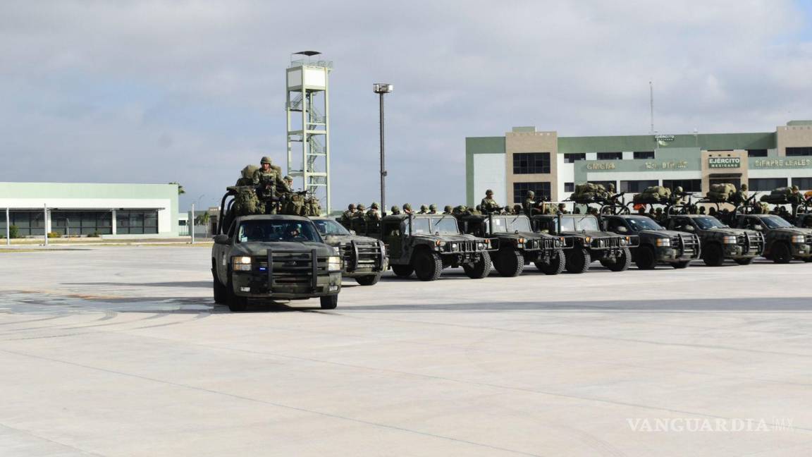 Arriba fuerza militar a Nuevo León para ‘inhibir’ al narco