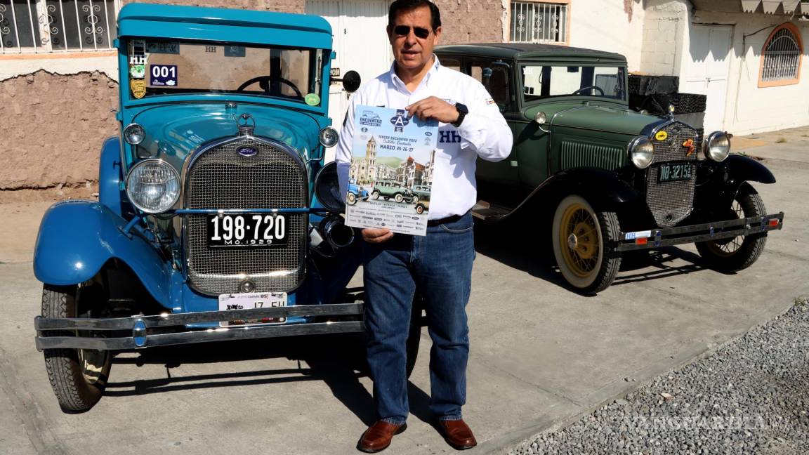 Alistan exhibición de Autos Clásicos en Coahuila