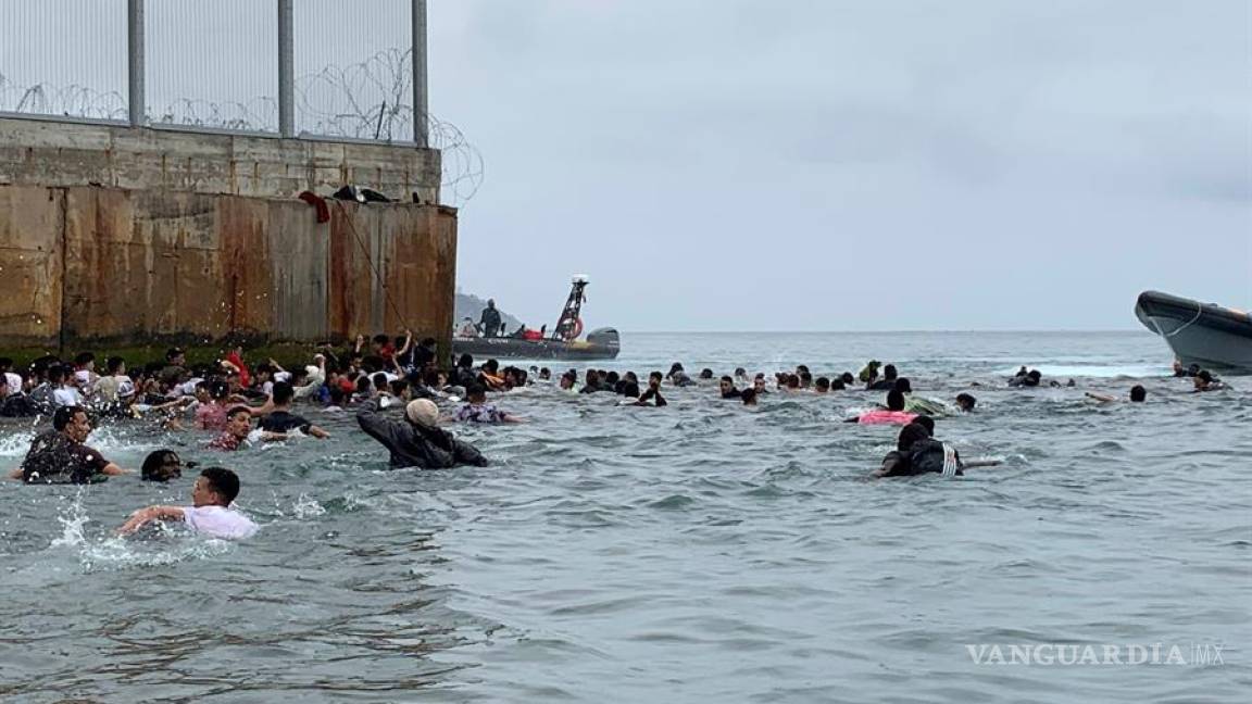 $!Migrantes en Ceuta, de la esperanza al drama en imágenes