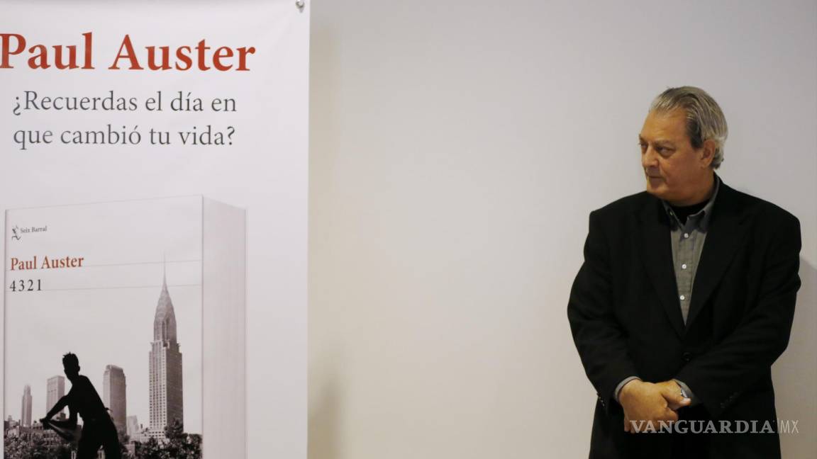 $!El escritor Paul Auster, durante la presentación de su última novela 4321. EFE/J.P.Gandul