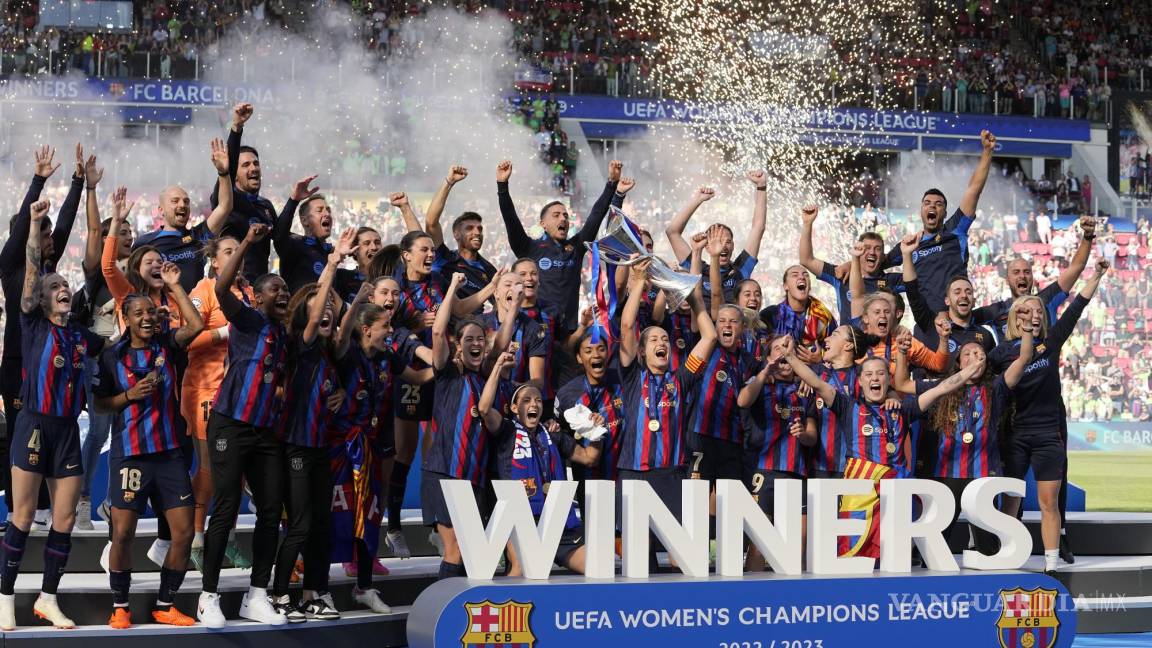Barcelona Femenil da voltereta espectacular y gana la Champions League ante el Wolfsburg