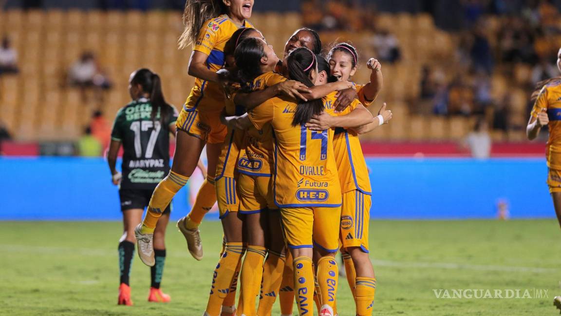Tigres es superlíder de la Liga MX Femenil; el campeón, América, marcha segundo lugar