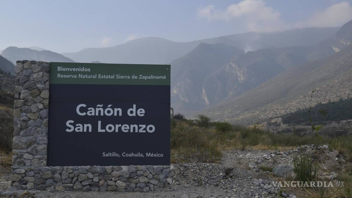 $!El Cañón de San Lorenzo es una de las zonas afectadas por los incendios.