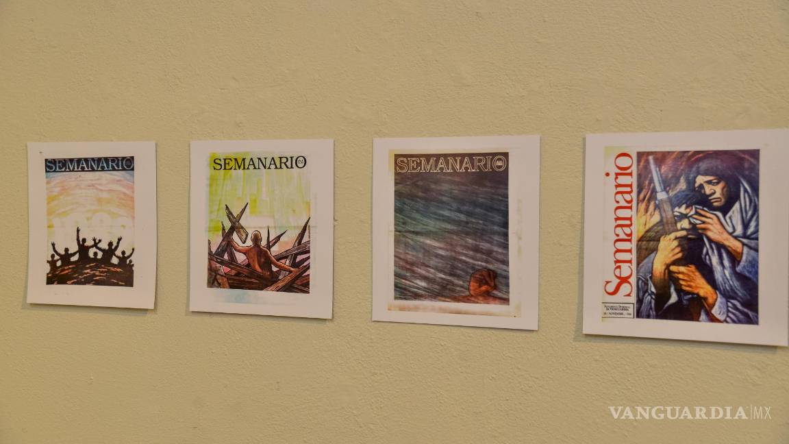 $!Recuerdan legado de Eloy Cerecero con exposición de sus portadas en Semanario de VANGUARDIA