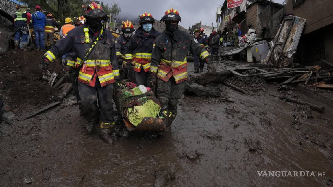 Reportan 27 muertes tras intensas lluvias en Ecuador