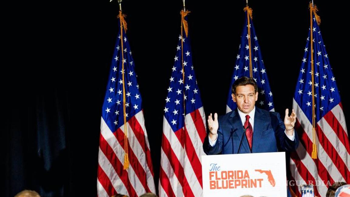 $!Ron DeSantis habla en un evento en Doral, Florida, el 1 de marzo de 2023.