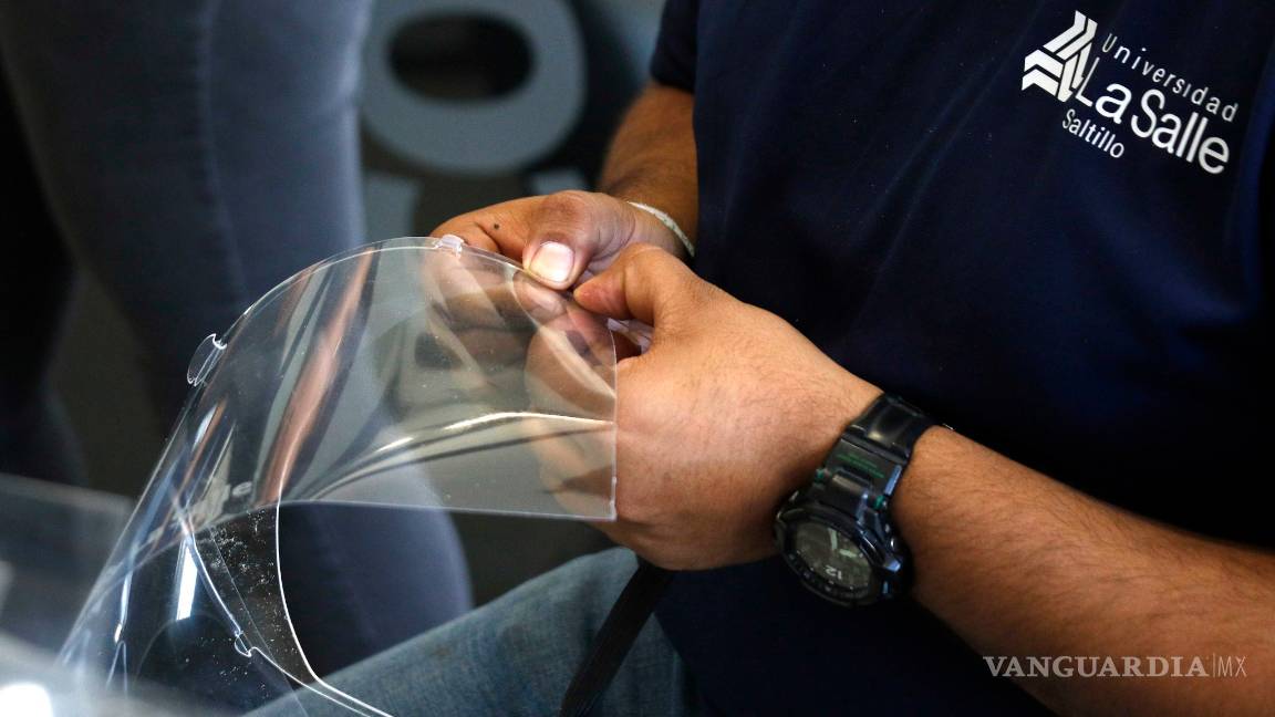 $!Coronavirus: Lasallistas van por 200 mil caretas para Coahuila