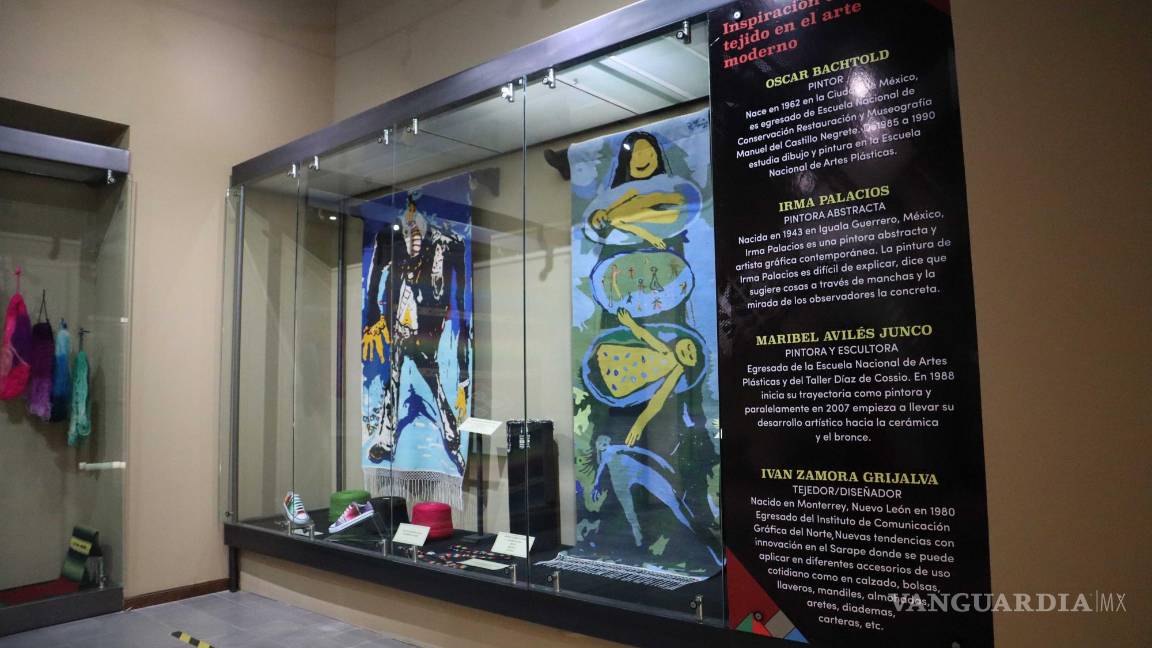 $!El Sarape de Saltillo se reinventa como pieza de arte moderno y de diseño de moda