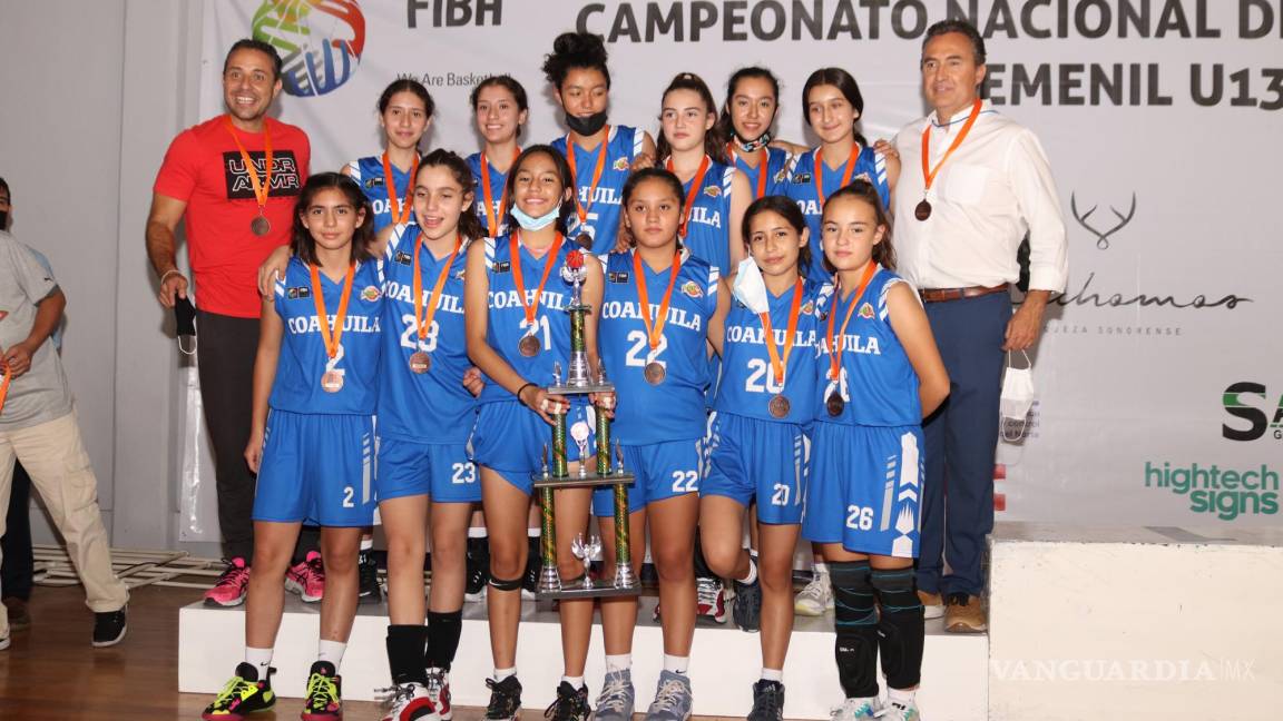 Coahuila se queda con el tercer lugar en Nacional Femenil U-13