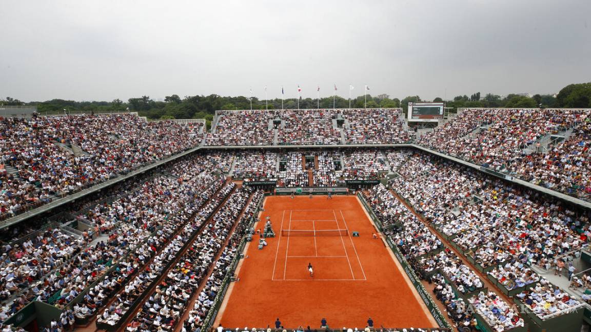 Roland Garros tendrá cerca de 12 mil personas en el graderío
