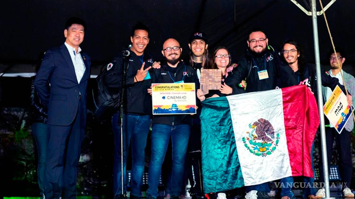 $!Mexicanos ganan concurso de video mapping en Japón