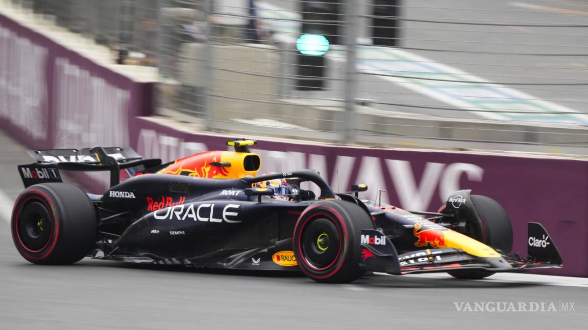 Checo Pérez largará cuarto en el Gran Premio de Azerbaiyán