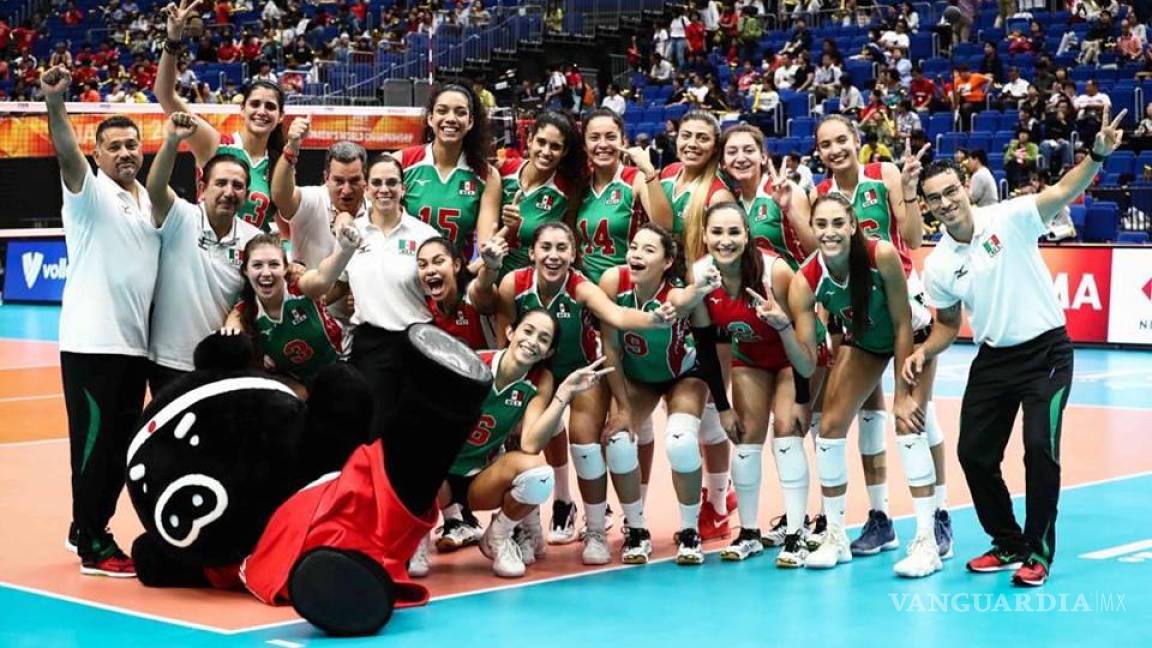 Con la saltillense Andrea Rangel, México consigue una victoria en un Mundial de Voleibol Femenil desde hace 36 años