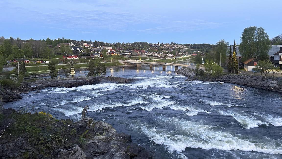 $!La ciudad de Kongsberg, sede de una empresa de defensa que fabrica misiles para Ucrania y considerada un posible objetivo de sabotaje.