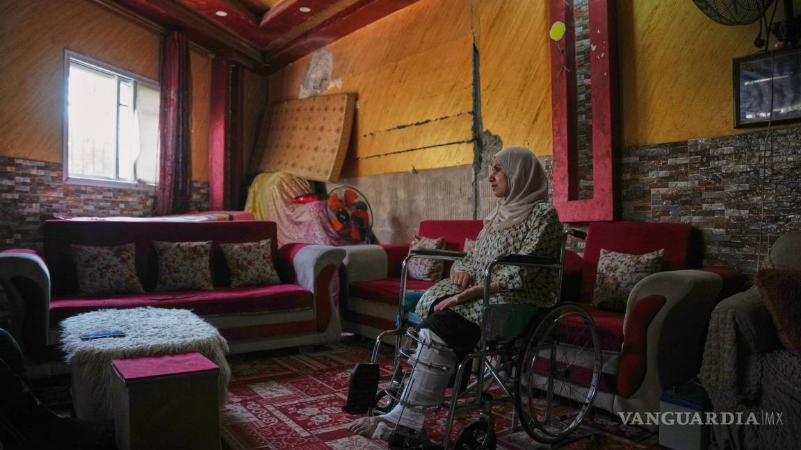 $!Haneen al-Mabhouh perdió una pierna en un ataque israelí contra su casa, en el que también murieron sus cuatro hijas, incluyendo a su bebé de cinco meses.
