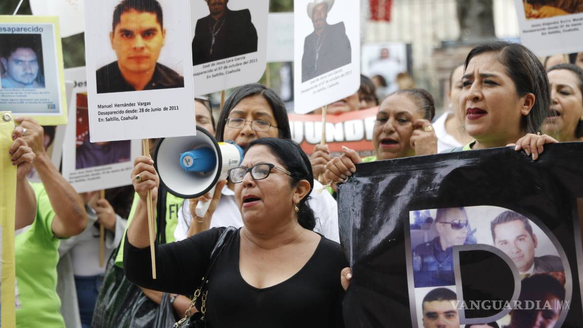 $!Mecanismo Internacional contra la Impunidad, la principal exigencia en la marcha de madres de desaparecidos en Saltillo