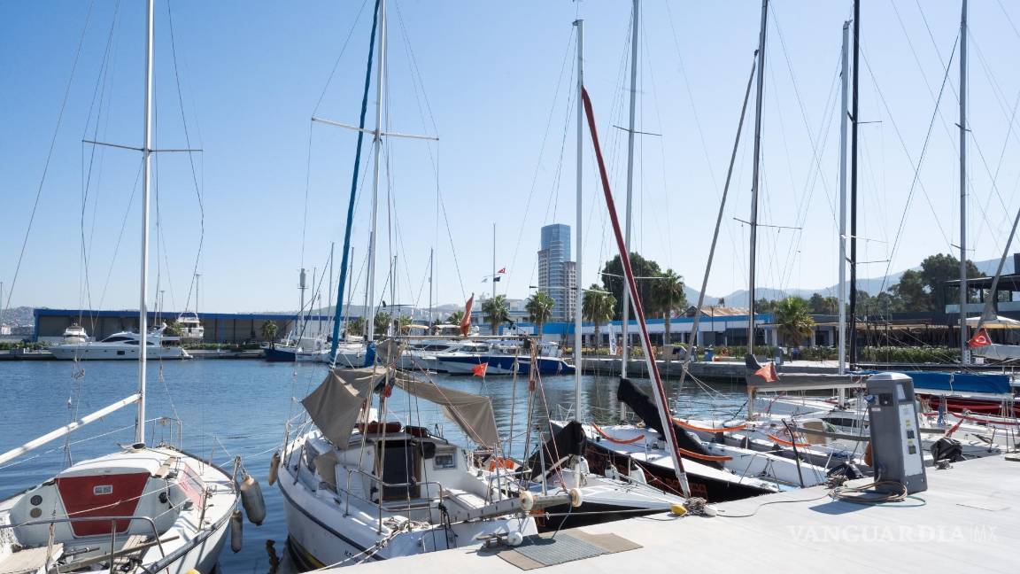 $!La parte sur de la Península de Cesme, es parte de una importante ruta de yates. EFE/Guillermo López