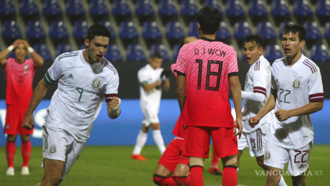 En cinco minutos México derrota a Corea del Sur