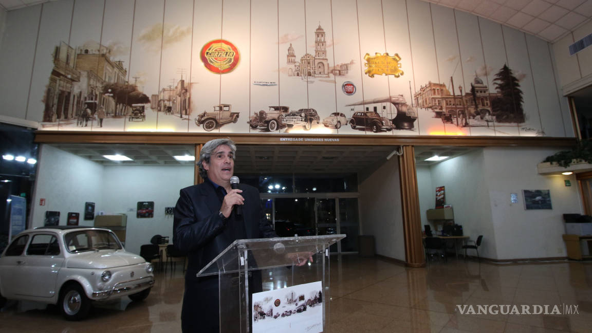 Presenta Jesús Alberto Mederos nuevo mural en Saltillo