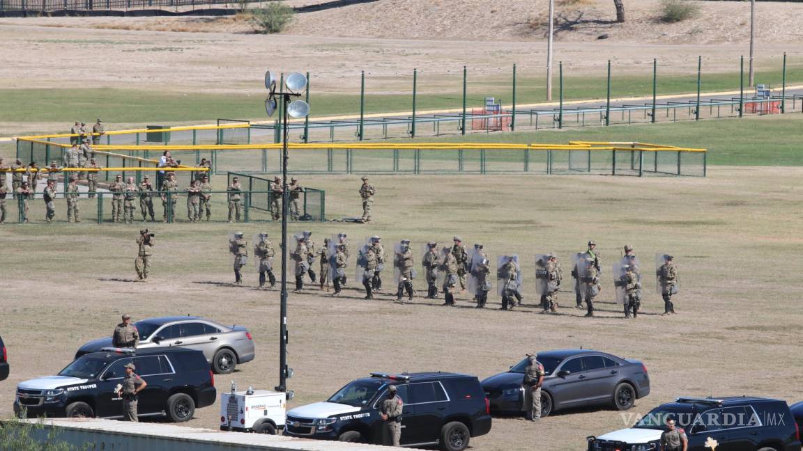 Con helicópteros de combate, hacen mega simulacro en Eagle Pass