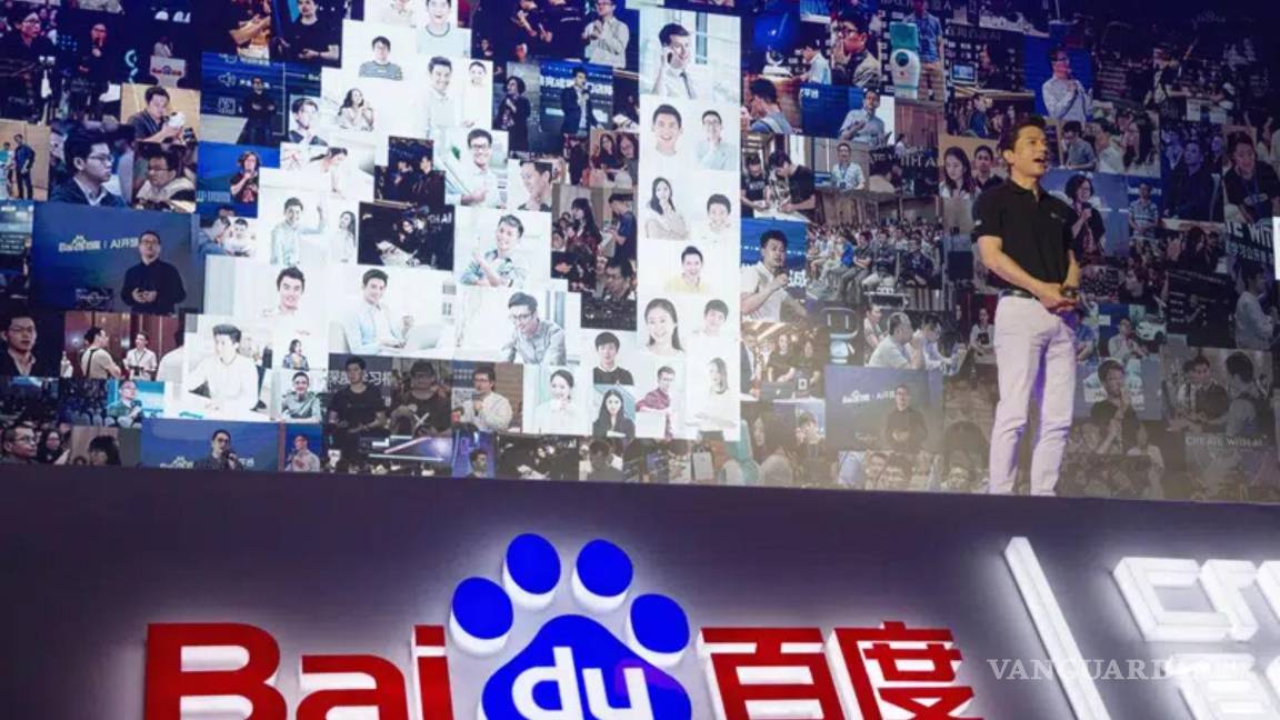 $!Robin Li, CEO del gigante de búsquedas Baidu, habla sobre IA durante el Baidu Create 2018 celebrado en Beijing, China, el 4 de julio de 2018.