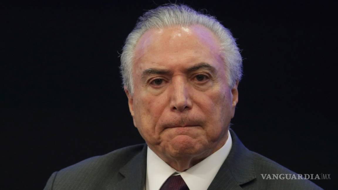 $!Michel Temer, presidente de Brasil, rechaza dimitir