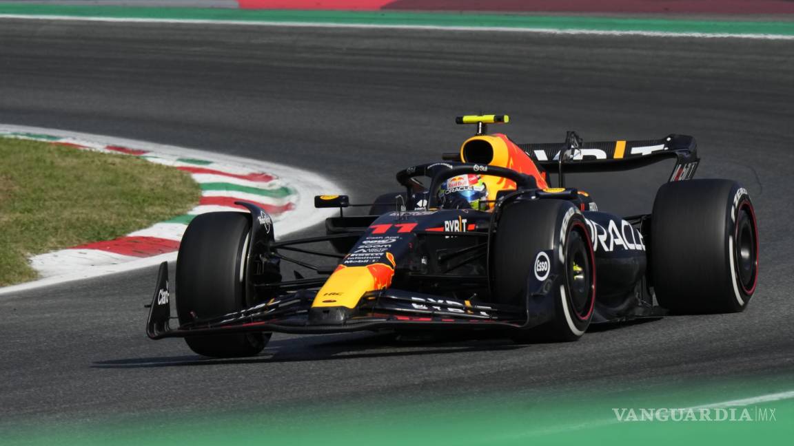 Checo Pérez largará quinto en el Gran Premio de Italia; Carlos Sainz le quita la Pole Position a Max Verstappen