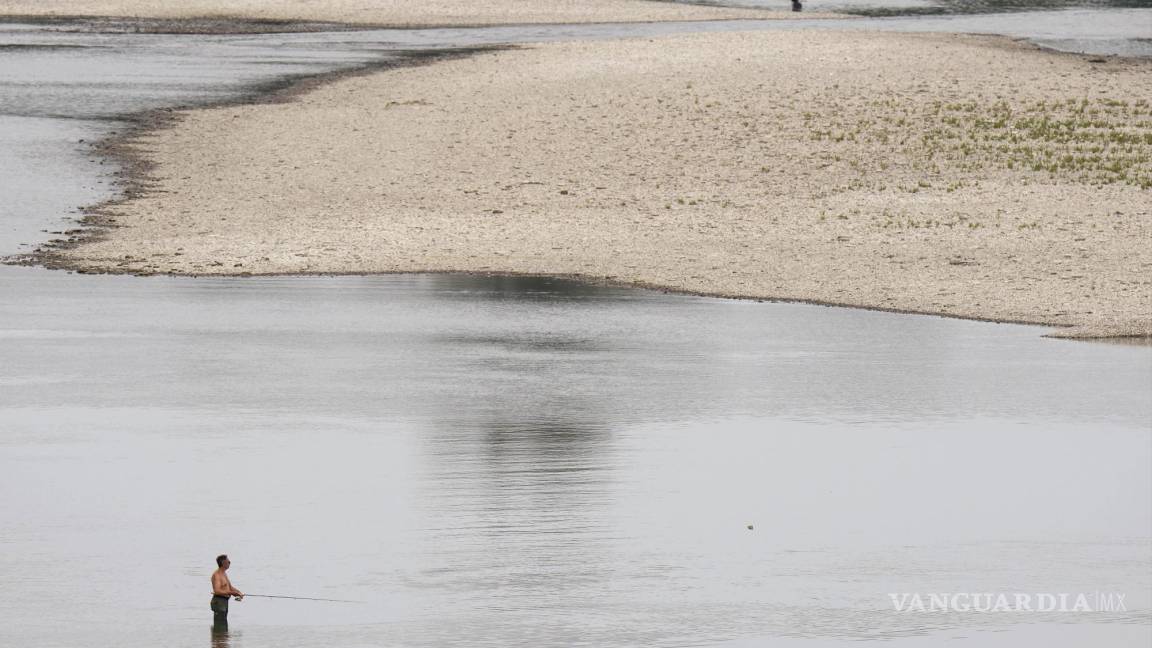 Alarma, el río Po que es el más grande de Italia se está secando