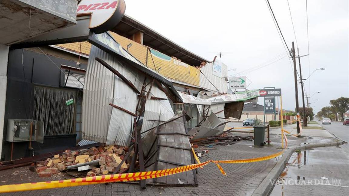 $!Una fuerte tormenta castiga con toda su fuerza la costa oeste de Australia