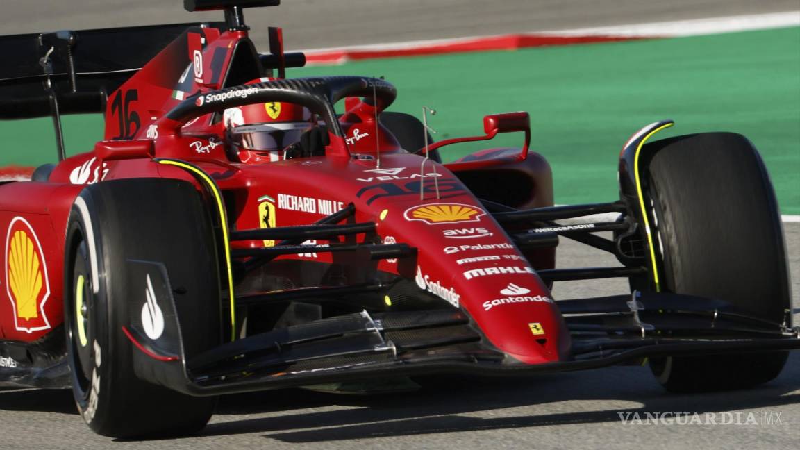 Ferrari y Leclerc dominan el primer test del año en F1