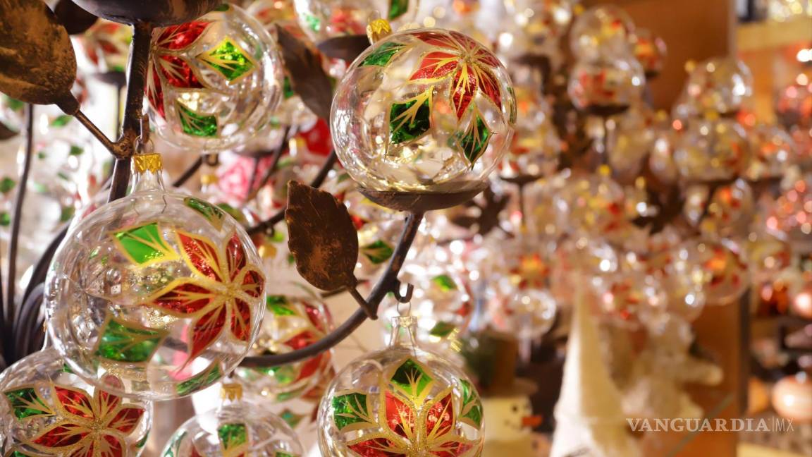 Venta de artículos navideños en mercados de Saltillo comienza el 28 de noviembre