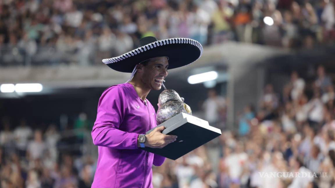 Se corona Rafael Nadal otra vez en Acapulco; ya tiene 91 títulos ganados en su carrera