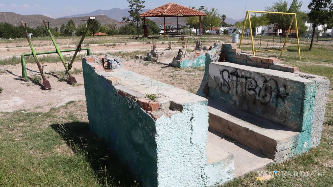Saltillo: pasan los años y parque de la V. Carranza sigue en total abandono