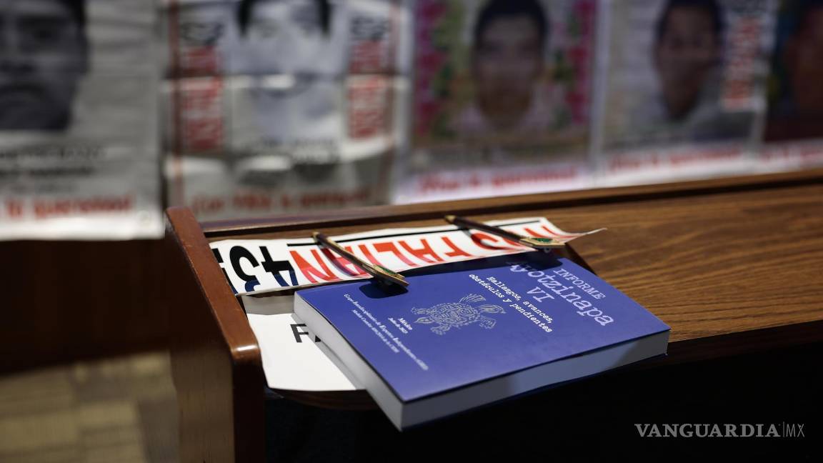 $!Vista del sexto y último informe del Grupo Interdisciplinario de Expertos Independientes (GIEI) sobre el caso Ayotzinapa, en Ciudad de México (México).