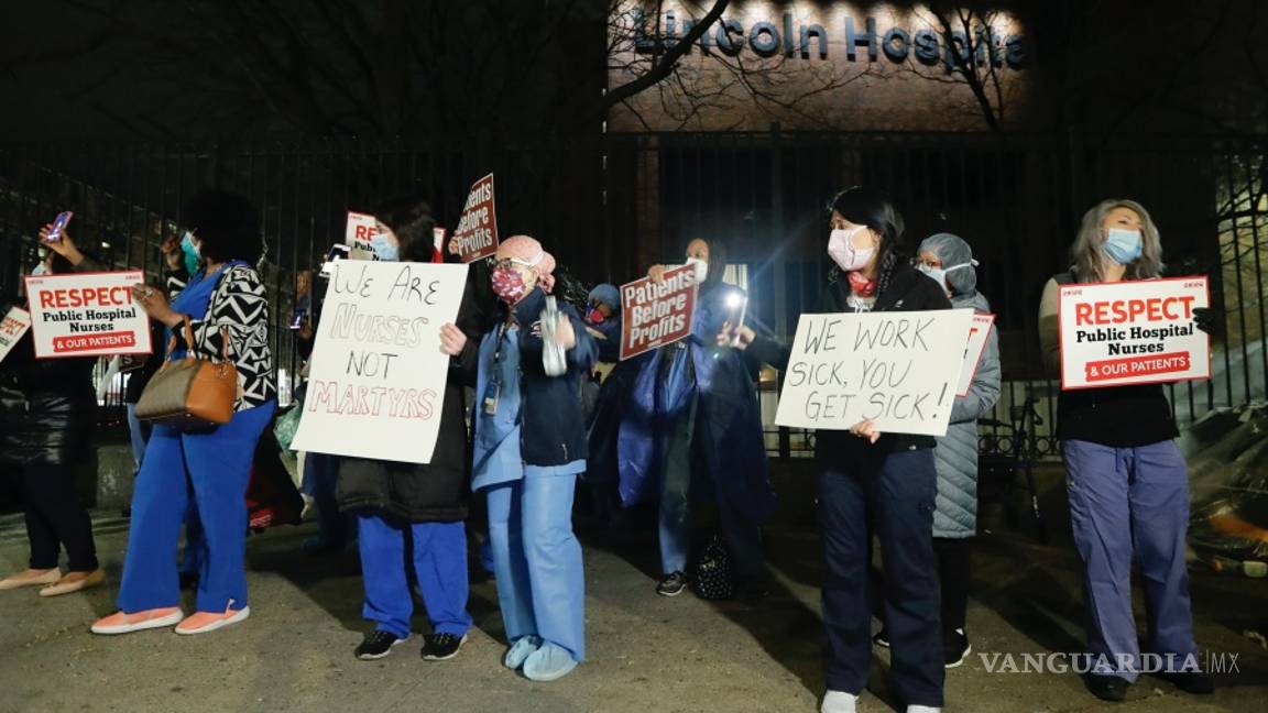 $!Coronavirus: Personal médico en EU protesta por falta de protección para enfrentar el COVID-19