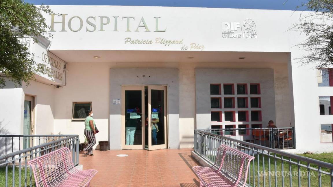 Anuncia director que está por concluir remodelación del Hospital del DIF Monclova