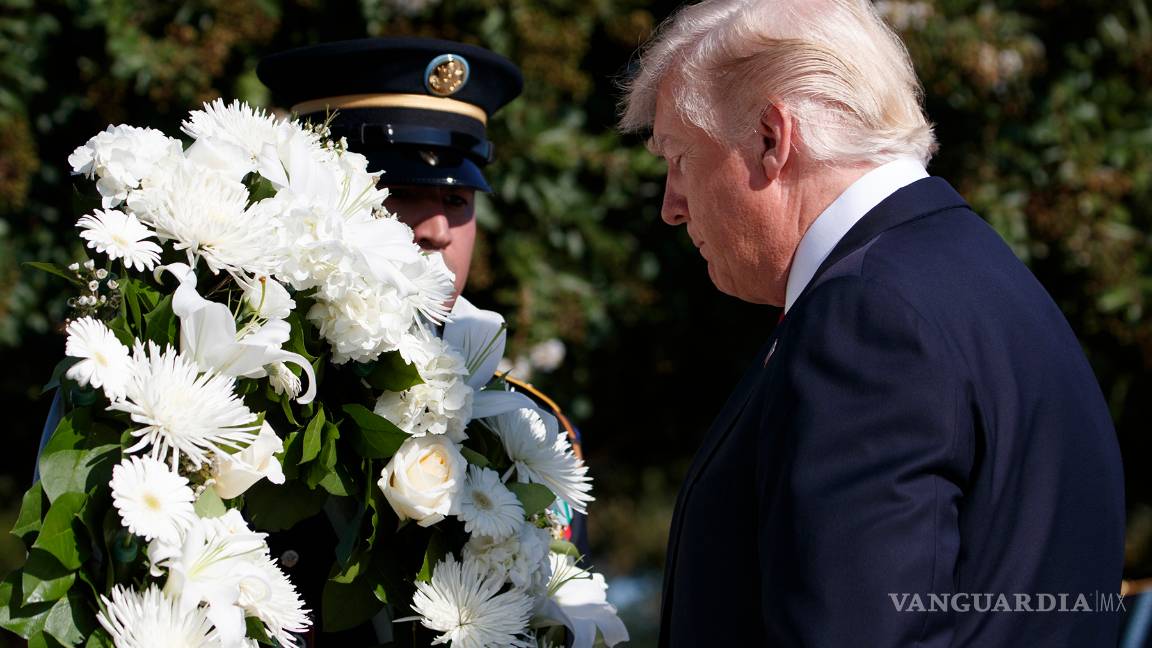$!Trump amenaza a los terroristas que busquen atacar EU en ceremonia por 9/11