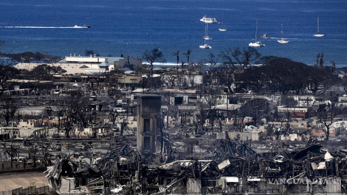 $!Un incendio forestal dejó en ruinas la ciudad de Lahaina en Lahaina, Hawái.
