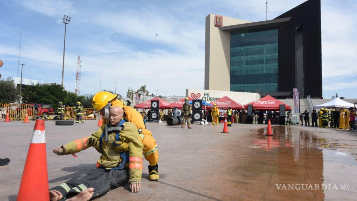 Realizan en Torreón el Bombero Challenge 2024, fueron 19 equipos los que participaron