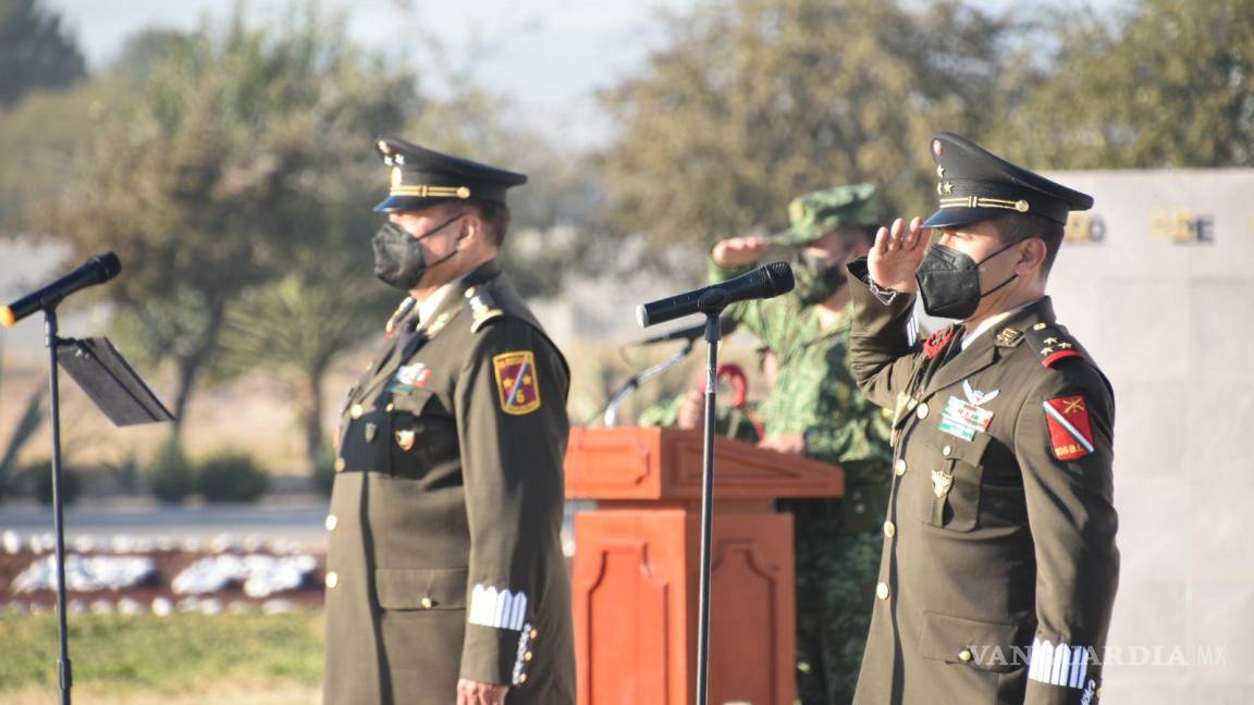 Presenta SEDENA a nuevo comandante del Batallón de Infantería en Monclova
