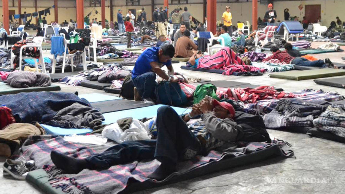 Solicitan refugio mil migrantes en Saltillo