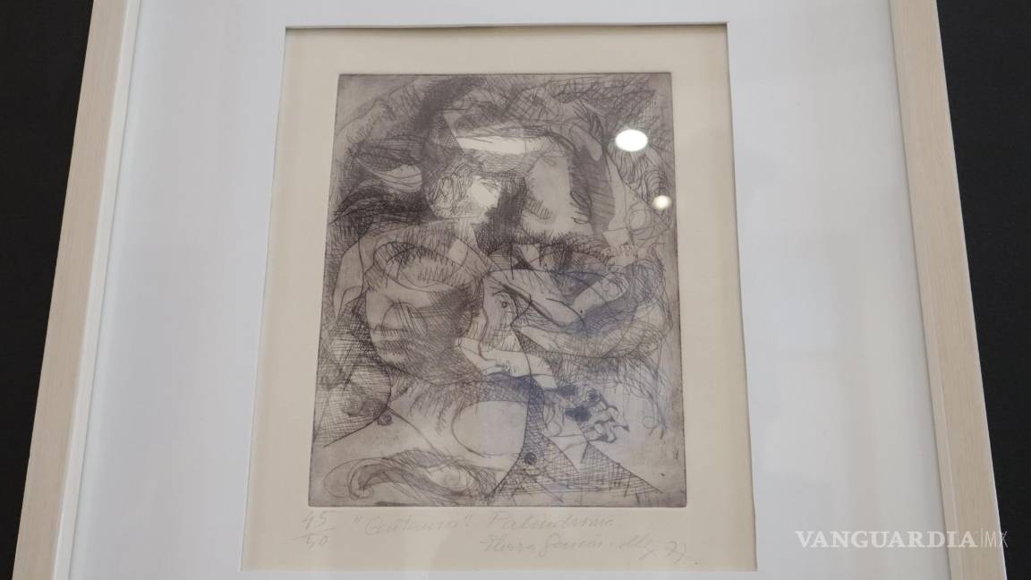 $!‘La línea que come de la mano’, inauguran exposición de Elvira Gascón a 82 años de su exilio