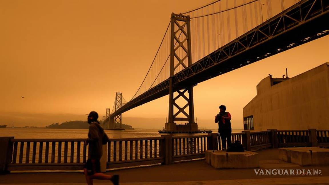 Incendios forestales pintan de un color naranja apocalíptico el cielo de San Francisco