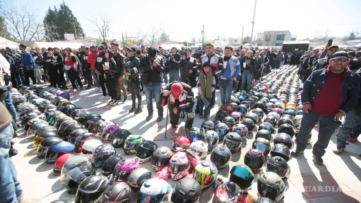 Coahuila: Asisten más de 5 mil motociclistas a la Bendición de Cascos en Parras de la Fuente