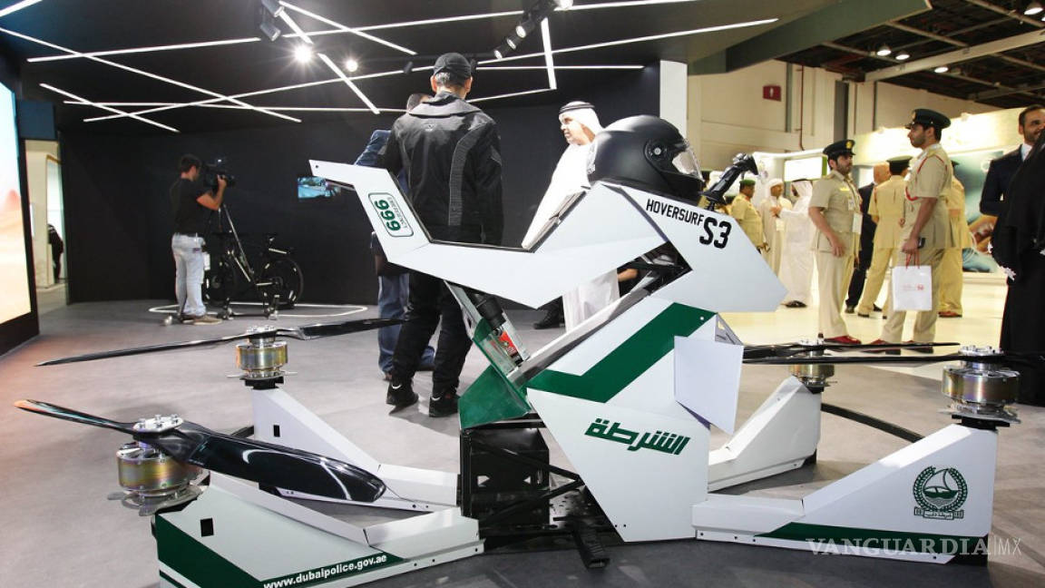 La policía de Dubái tendrá motos voladoras