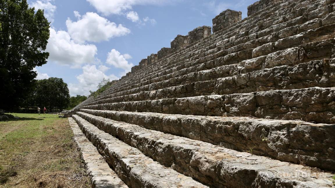 $!Vista de la zona arqueológica Dzibilchaltun en el ejido de Chablekal, estado de Yucatán (México).