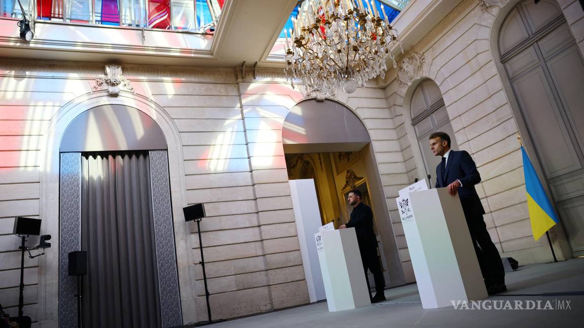 $!El presidente Emanuel Macron es uno de los mandatarios que mayor apoyo han mostrado con el gobierno ucraniano.