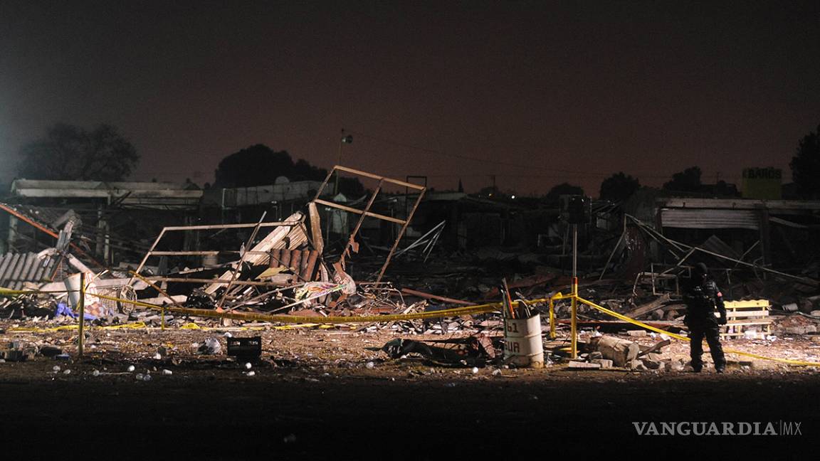 $!Las terribles imágenes que dejó la explosión en Tultepec