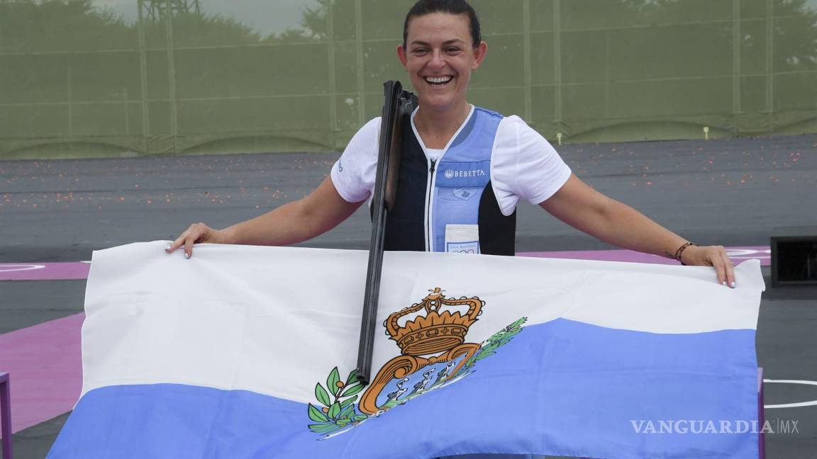 Alessandra Perilli da a San Marino, el país más pequeño del mundo, una medalla olímpica